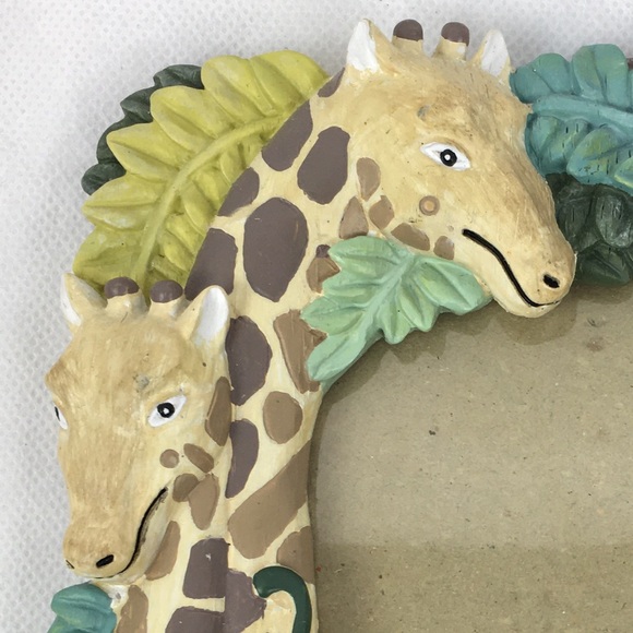Tropical Safari Giraffe & Palm Fronds Picture Frame - Picture 4 of 7